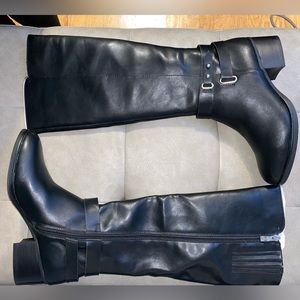 NWOT Xappeal Black Leather Boots | Women’s Size US 8